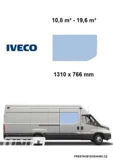 Boční pravé pevné okno | Iveco Daily